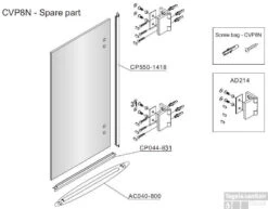 B&w-luxury Bagno Badwand 80x140cm. Chroom-helder Clean 11 B&w-luxury Bagno Badwand 80x140cm. Chroom-helder Clean -Badkamer Thuis 10479