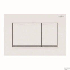 Bedieningsplaat Geberit Sigma 30-Toets Spoeling Mat Wit Glans Wit