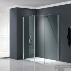 Bouw Inloopdouche Combinatie Uit 3 Wanden NANO Coating (200 Mogelijkheden)