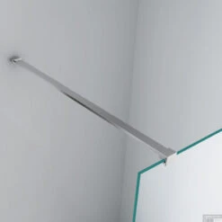 Wiesbaden Safety Glass 2.0 Inloopdouche + Muurprofiel 1200x2000 10mm NANO Glas -Badkamer Thuis 20.3755 2