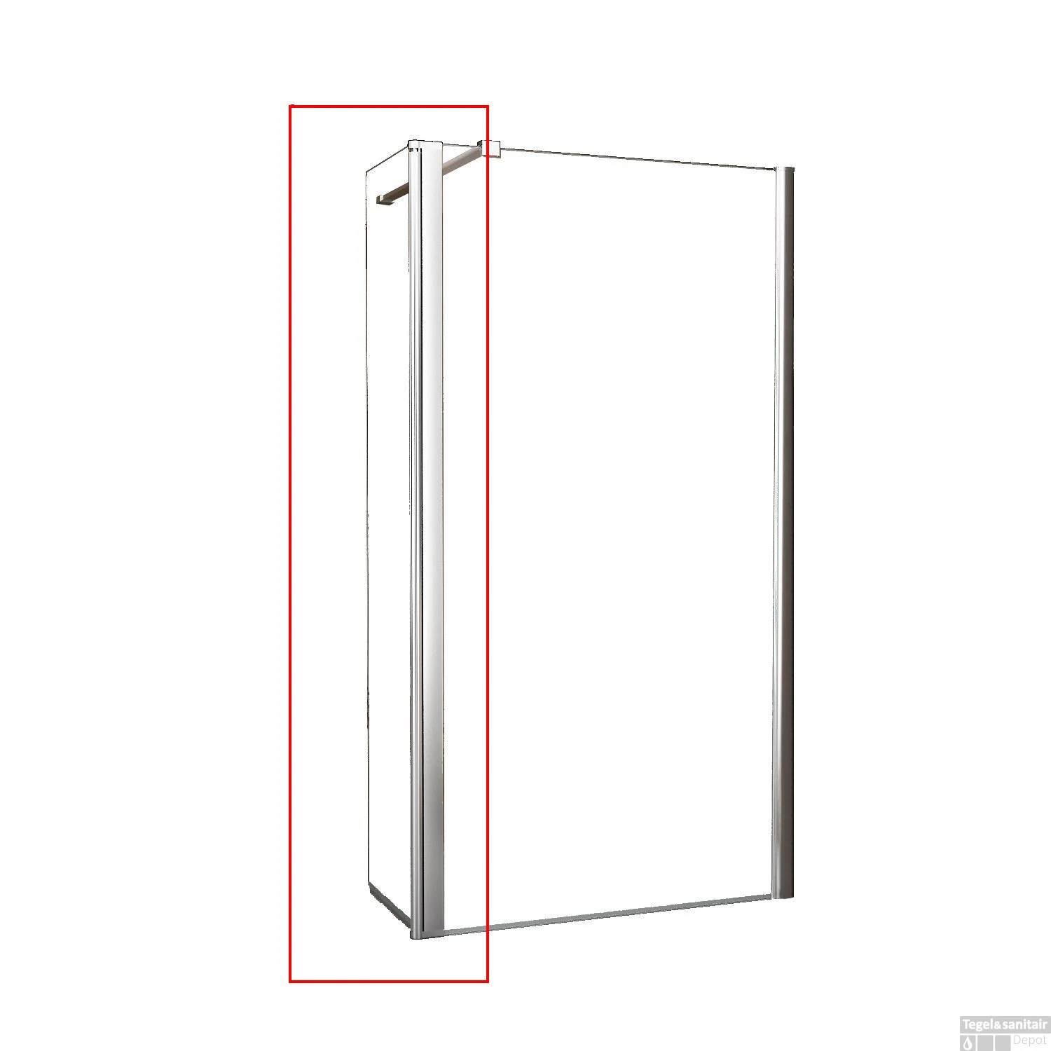 Zijwand Wiesbaden Draaibaar 40x200 Cm 10mm NANO Coating 8 Zijwand Wiesbaden Draaibaar 40x200 Cm 10mm NANO Coating - Afbeelding 6