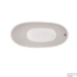 BWS Vrijstaand Trapeze Ligbad Acryl 170x77 Cm Wit (inclusief Witte Waste En Overloop) -Badkamer Thuis 21.3685 3 1 1