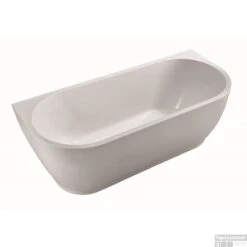 Ligbad Wiesbaden Wall Half-vrijstaand Acryl 170x75 Wit -Badkamer Thuis 21.3695 3 1