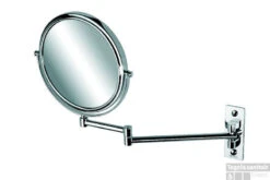 Geesa Cosmetic Collection Scheerspiegel 2-armig Rond 20 Cm. 3x Vergrotend Chroom