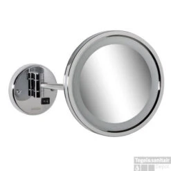 Geesa Cosmetic Collection Scheerspiegel 1-arm Rond 21,5 Cm. Led Verlichting Chroom