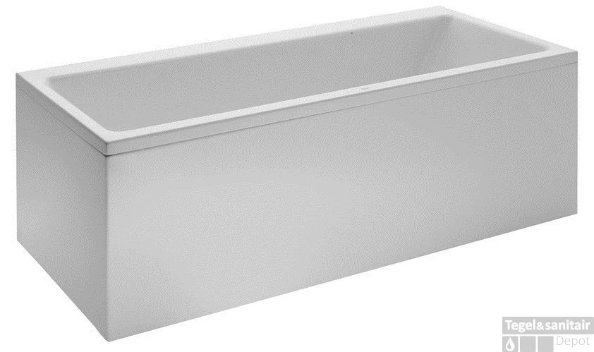 Laufen Pro Bad 180x80 Cm. Met Frame En L-paneel Rechts Wit 4 Laufen Pro Bad 180x80 Cm. Met Frame En L-paneel Rechts Wit - Afbeelding 2