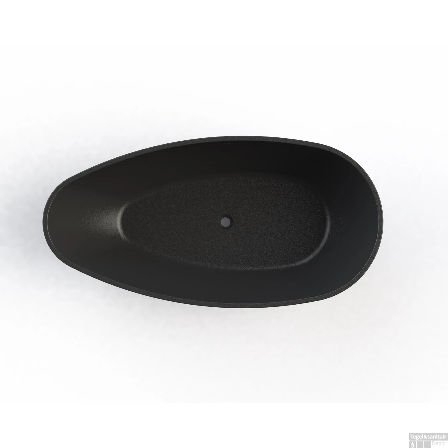 Vrijstaand Ligbad Salenzi Unica 170x86x54 Cm Cast Marble Mat Zwart 7 Vrijstaand Ligbad Salenzi Unica 170x86x54 Cm Cast Marble Mat Zwart - Afbeelding 5