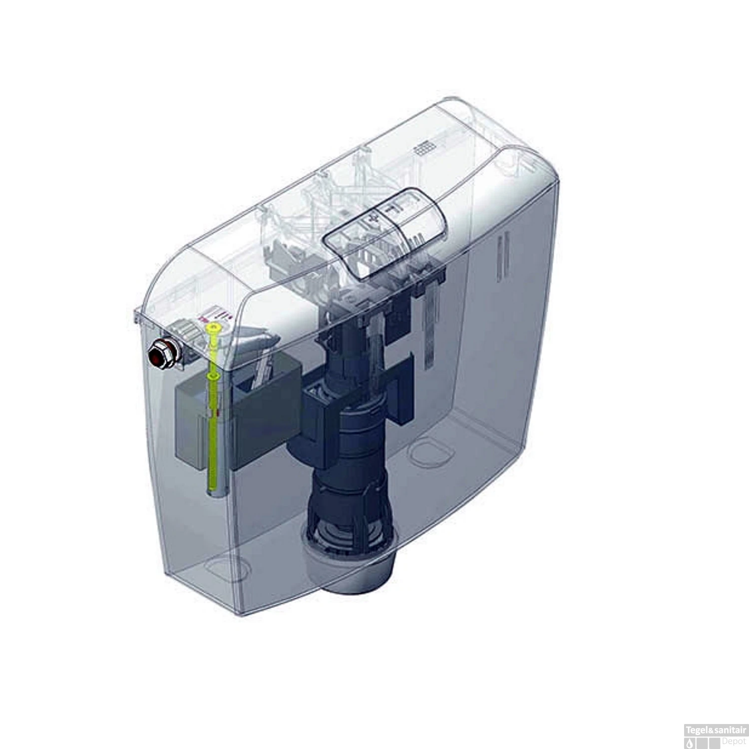 Reservoir Xellanz Geno Laaghangend Kunststof Wit 5 Reservoir Xellanz Geno Laaghangend Kunststof Wit - Afbeelding 3