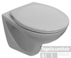 Jika Euroline Wandcloset Verkort 49 Cm. Wit