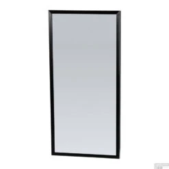 Spiegel Sanitop Silhouette 40x80x2.5 Cm Aluminium Zwart