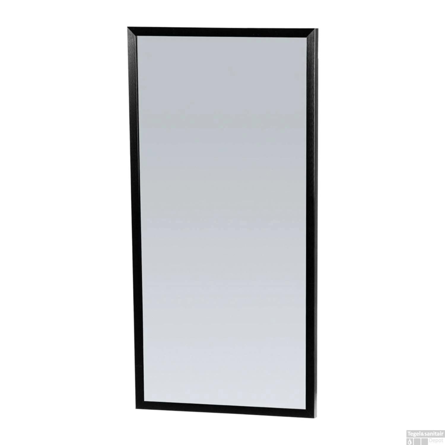 Spiegel Sanitop Silhouette 40x80x2.5 Cm Aluminium Zwart 3 Spiegel Sanitop Silhouette 40x80x2.5 Cm Aluminium Zwart