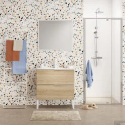 Spiegeldoosje Vrijstaand Sealskin Grace Wit 11 Spiegeldoosje Vrijstaand Sealskin Grace Wit -Badkamer Thuis 361912710 sfeer 3