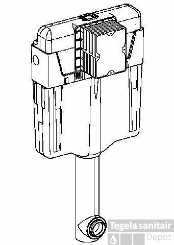 Grohe Rapid Sl Wc Reservoir Zonder Frame 4 Grohe Rapid Sl Wc Reservoir Zonder Frame - Afbeelding 2