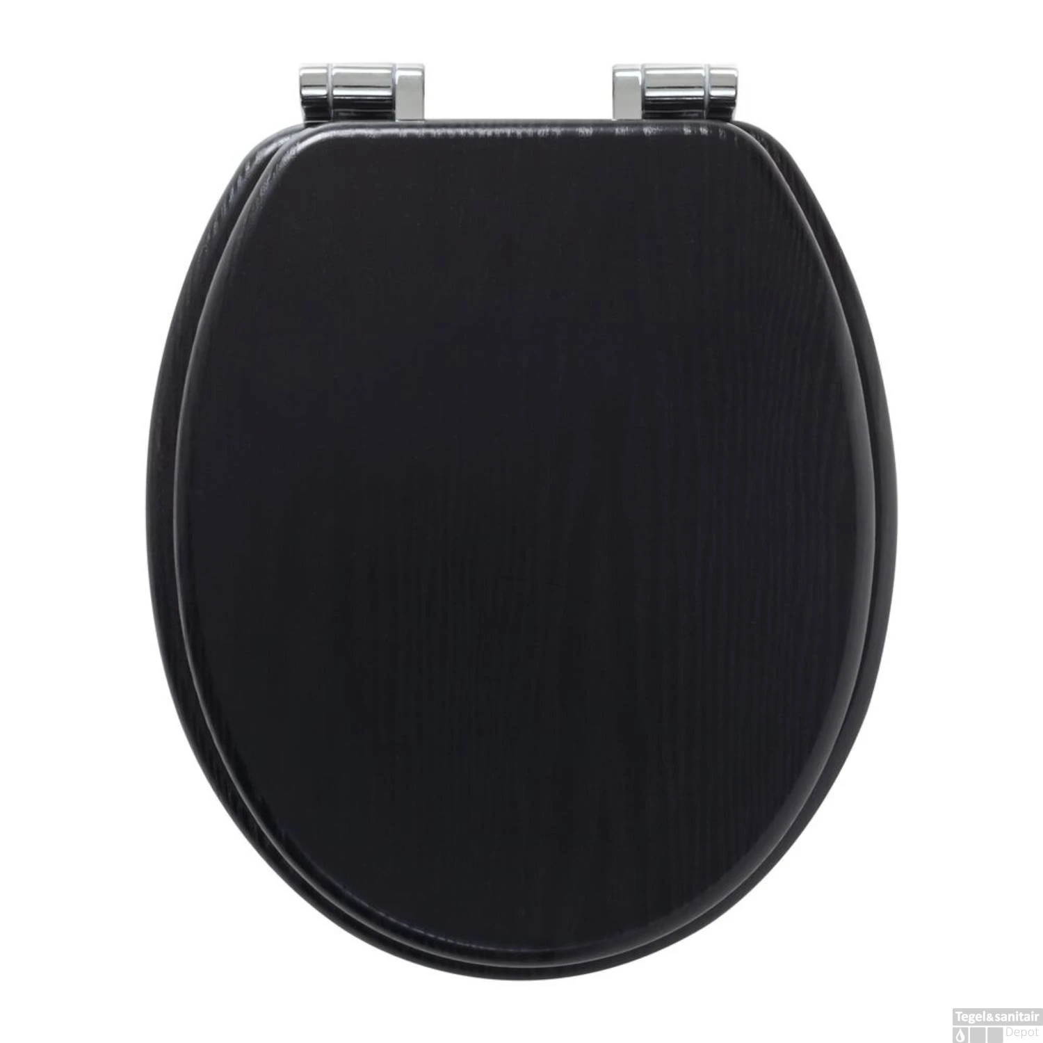 Toiletzitting Tiger Blackwash Softclose Hout Zwart 4 Toiletzitting Tiger Blackwash Softclose Hout Zwart - Afbeelding 2