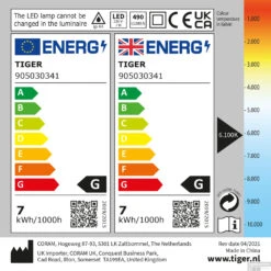 LED Spiegel Verlichting Tiger Aurel 6100K 30 Cm Chroom -Badkamer Thuis 4008919050402 9
