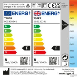LED Spiegel Verlichting Tiger Aurel 4000K 40 Cm Chroom -Badkamer Thuis 4008919053403 9