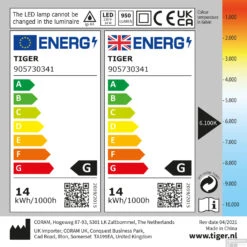 Spiegel Verlichting Tiger Helena LED 6100K 60 Cm Chroom -Badkamer Thuis 4008919057401 9
