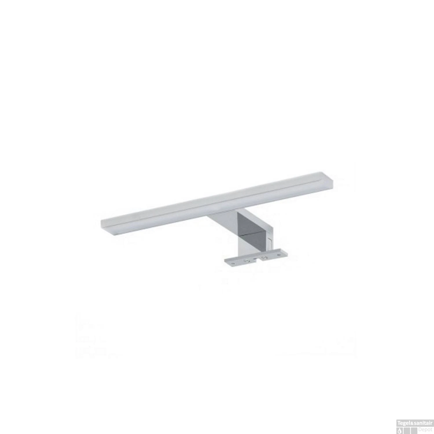 LED Spiegellamp Boss & Wessing 30cm 230V 5W 4000K Chroom 3 LED Spiegellamp Boss & Wessing 30cm 230V 5W 4000K Chroom