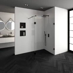 Inloopdouche Compleet Just Creating Profielloos 120/40 Cm Mat Zwart 12 Inloopdouche Compleet Just Creating Profielloos 120/40 Cm Mat Zwart -Badkamer Thuis 4jc2 120 40a 1