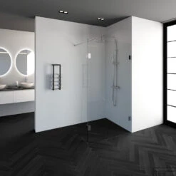 Inloopdouche Compleet Just Creating Profielloos 110/30 Cm Draaibaar Chroom -Badkamer Thuis 4jc3 110 30ch 1