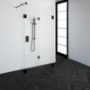 Inloopdouche Compleet Just Creating Profielloos 90x90/30 Cm Reversed Mat Zwart -Badkamer Thuis 4jc5 90x90 30a