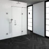 Inloopdouche Compleet XL Just Creating Profielloos 90x120 Cm Chroom -Badkamer Thuis 4jc6 90x120ch
