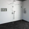 Doorloopdouche Compleet Just Creating Profielloos 100x200 Cm 100/50/50 RVS -Badkamer Thuis 4jc8 100 50 50g
