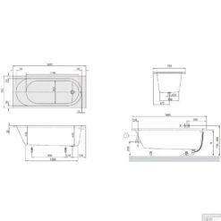 Villeroy & Boch O Novo Bad Rechthoek Solo 170x75 Cm Wit -Badkamer Thuis 521ada90c07bed0b88a9c583a7e63d84