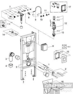 Grohe Rapid Sl Inbouwreservoir Met Skate Cosmopolitan Bed.plaat Chroom -Badkamer Thuis 59937