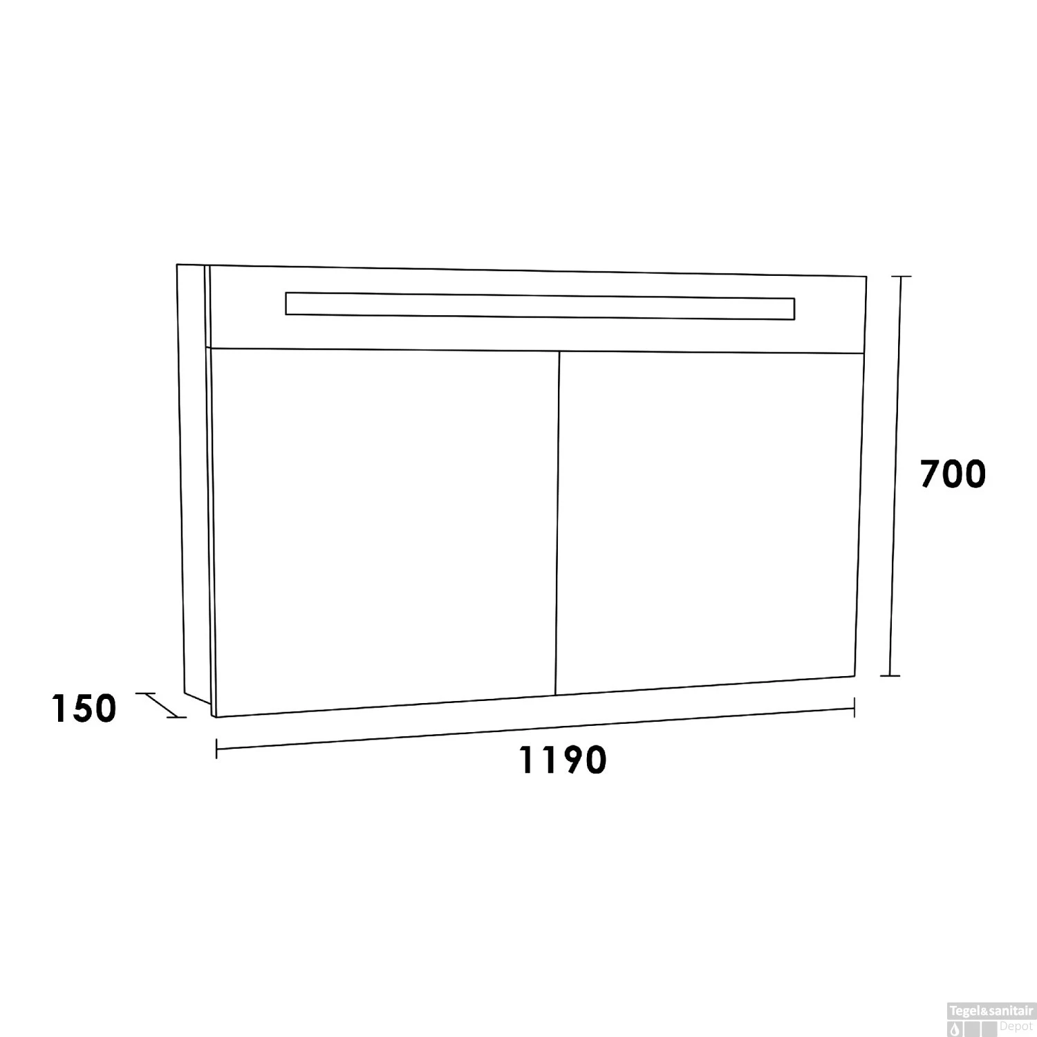 Spiegelkast 2.0 Exclusive Line 120cm Sahara 5 Spiegelkast 2.0 Exclusive Line 120cm Sahara - Afbeelding 3