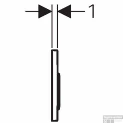 Geberit Omega 20 Bedieningsplaat Front/planchetbediening Matchroom-chroom-matchr. 7 Geberit Omega 20 Bedieningsplaat Front/planchetbediening Matchroom-chroom-matchr. -Badkamer Thuis 77503