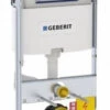 Geberit Gis Omega Inbouwreservoir H100 Front/planchetbediening -Badkamer Thuis 77521