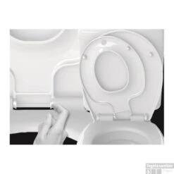 Wc-Zitting Allibert Kids Wit Soft-Close 10 Wc-Zitting Allibert Kids Wit Soft-Close -Badkamer Thuis 818862 4