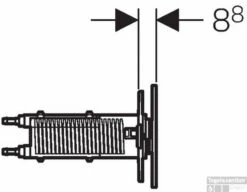 Geberit Omega70 Bedieningsplaat Voor Massief-en Droogbouw Glas Zwart-aluminium 7 Geberit Omega70 Bedieningsplaat Voor Massief-en Droogbouw Glas Zwart-aluminium -Badkamer Thuis 82696 2