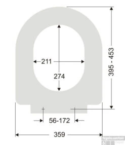 Pagette Subline Closetzitting Met Softclosing En Quickrelease Wit -Badkamer Thuis 82910