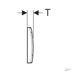 Bedieningsplaat Geberit Twinline 30 Frontbediening Wit -Badkamer Thuis 8340754 bedieningsplaat geberit twinline 30 frontbediening wit 3