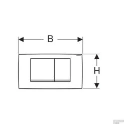 Bedieningsplaat Geberit Twinline 30 Frontbediening Wit -Badkamer Thuis 8340754 bedieningsplaat geberit twinline 30 frontbediening wit tech