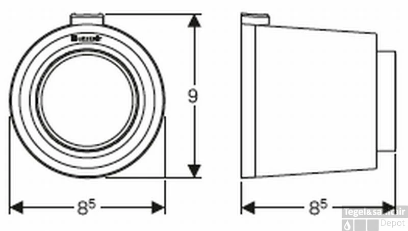 Geberit Type 01 1-knops Pneumatische Opbouwdrukker Sigma/delta 8cm Wit 4 Geberit Type 01 1-knops Pneumatische Opbouwdrukker Sigma/delta 8cm Wit - Afbeelding 2