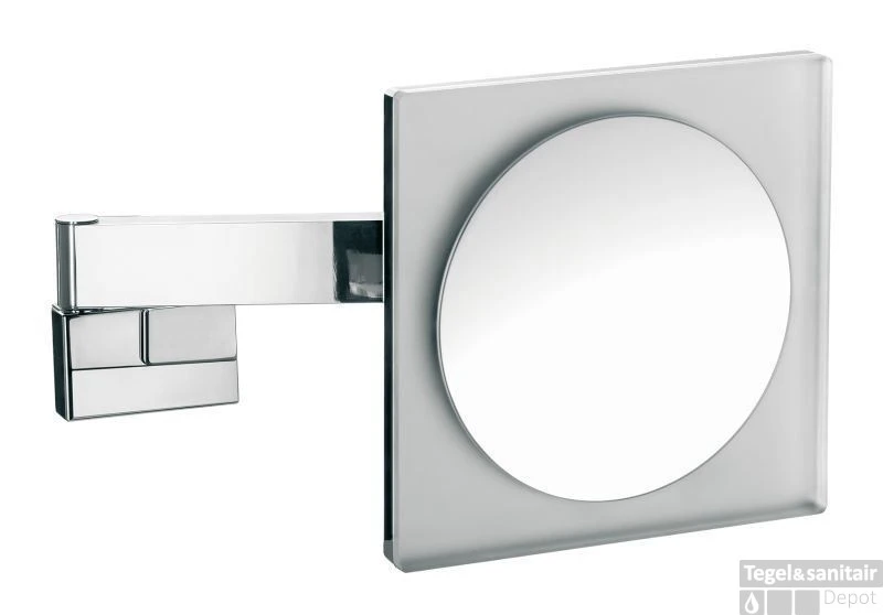 Emco Asis Scheerspiegel Vierkant 22cm.led Verlichting X3 Chroom 3 Emco Asis Scheerspiegel Vierkant 22cm.led Verlichting X3 Chroom