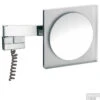 Emco Asis Scheerspiegel Vierkant 22 Cm.led Verlichting X3 Chroom -Badkamer Thuis 88036