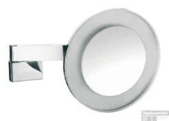 Emco Asis Scheerspiegel Rond Met Led Verlichting X3 Chroom