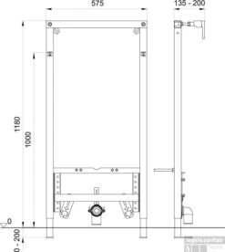 Wisa Excellent Bidet Element -Badkamer Thuis 88943