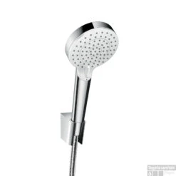 Hansgrohe Crometta Vario / Porter S Doucheset 125 Cm. Wit-chroom