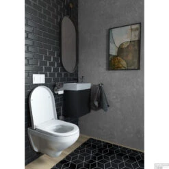 Allibert Toiletzitting Steel Glans Wit -Badkamer Thuis allibert toiletzitting steel glans wit sfeer1