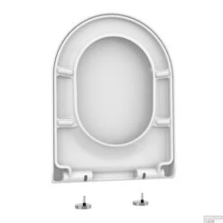 Allibert Toiletzitting Steel Glans Wit -Badkamer Thuis allibert toiletzitting steel glans wit shop3