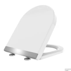 Allibert Toiletzitting Steel Glans Wit -Badkamer Thuis allibert toiletzitting steel glans wit shop4