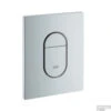 Grohe Arena Cosmopolitan Bedieningsplaat Tweeknops Frontbediening Verticaal Mat Chroom -Badkamer Thuis arena cosmopolitan matchroom 38858p00