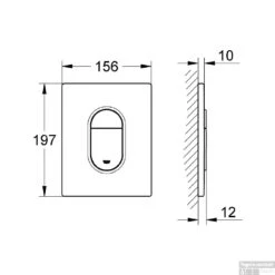 Grohe Arena Cosmopolitan Bedieningsplaat Tweeknops Frontbediening Verticaal Mat Chroom 5 Grohe Arena Cosmopolitan Bedieningsplaat Tweeknops Frontbediening Verticaal Mat Chroom -Badkamer Thuis arena cosmopolitan matchroom 38858p00 tech