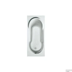 Ligbad Plieger Vigo Acryl 160x70x40 Met Poten Wit