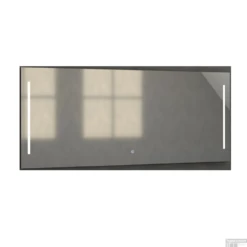 Badkamerspiegel Met LED Verlichting Sanitop Deline 160x70x3 Cm -Badkamer Thuis badkamerspiegel sanitop deline 160 3868s shop